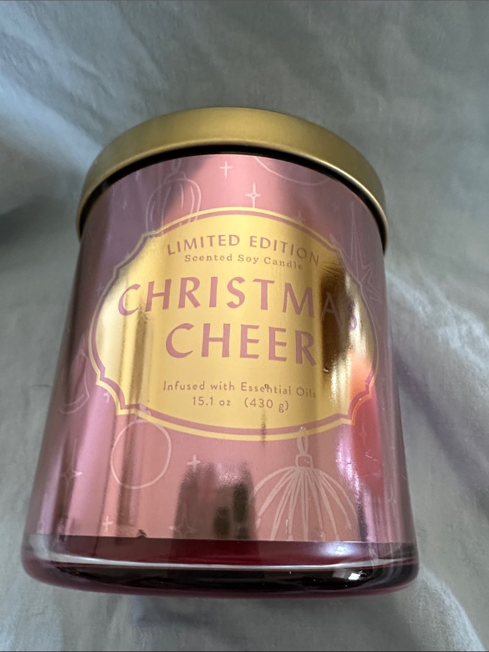 Bath & Body Works Opalhouse Soy Christmas Cheer Limited Edition Candle 15.1 oz